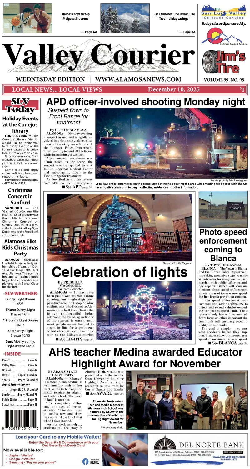 Valley Courier The Alamosa News